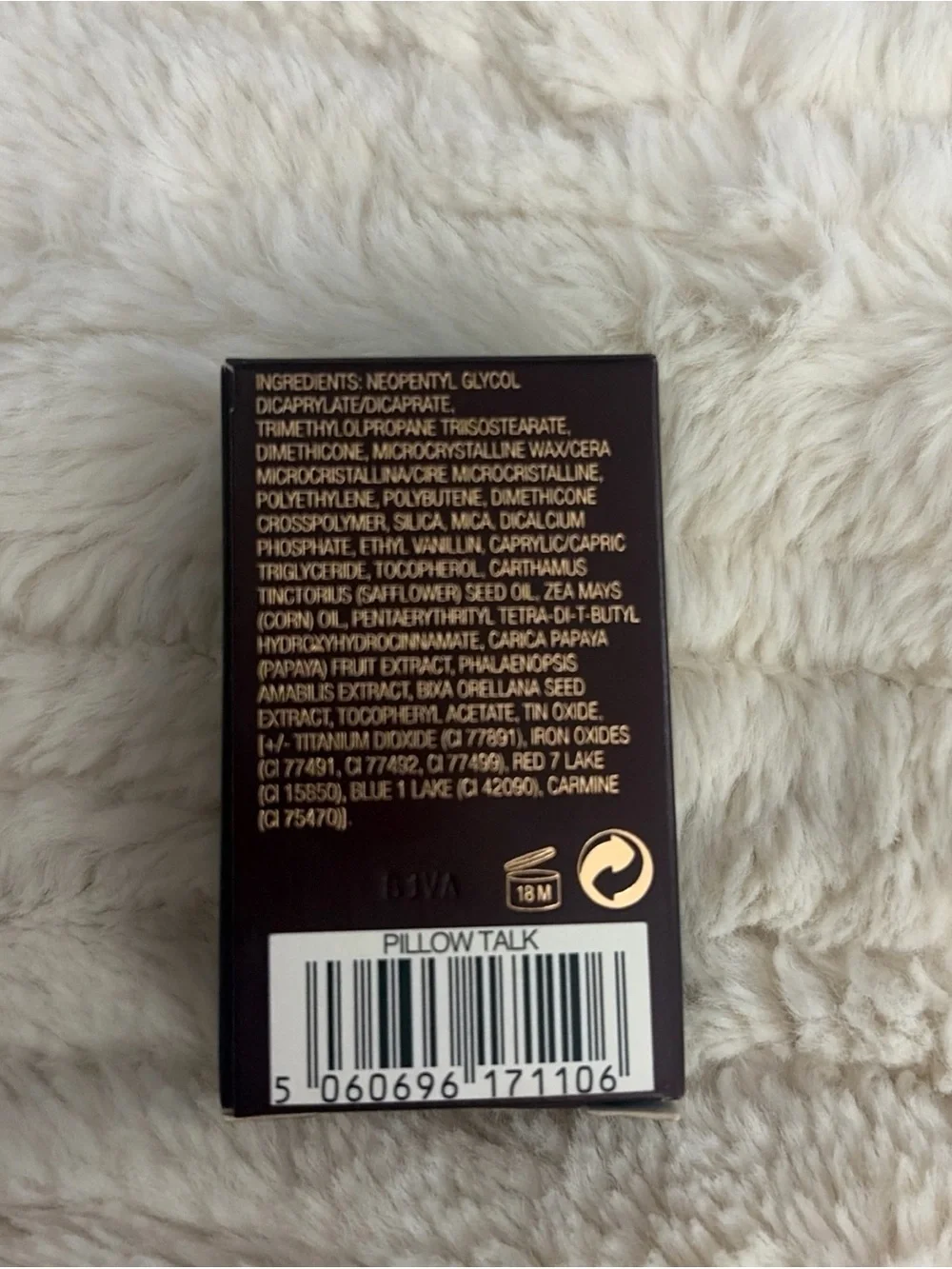 CHARLOTTE TILBURY MATTE REVOLUTION LIPSTICK 'PILLOW TALK' mini 0.03oz~new~box